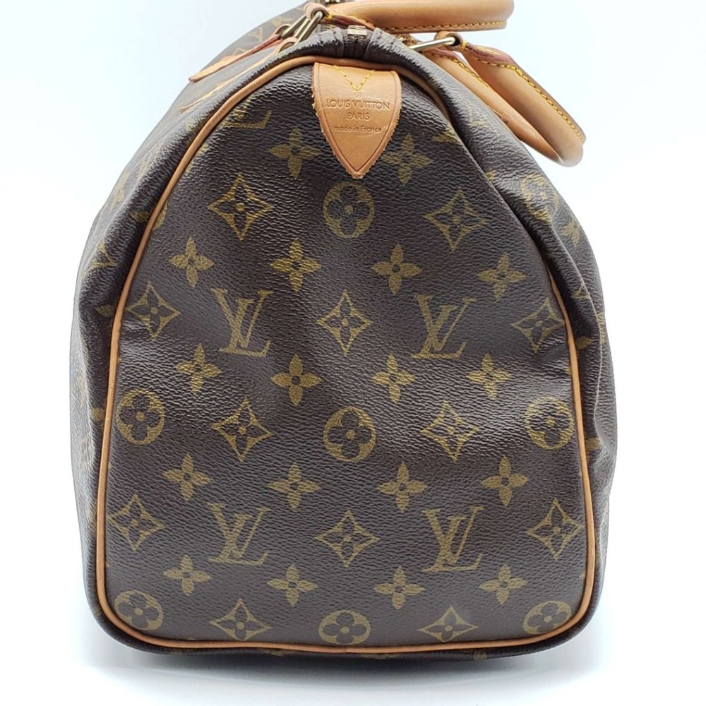 Louis Vuitton Speedy 35 Monogram Hand Bag - Picture 3 of 12